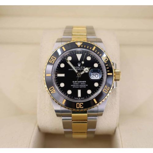 Rolex Submariner Date 18K Yellow Gold/Steel Black Dial 116613